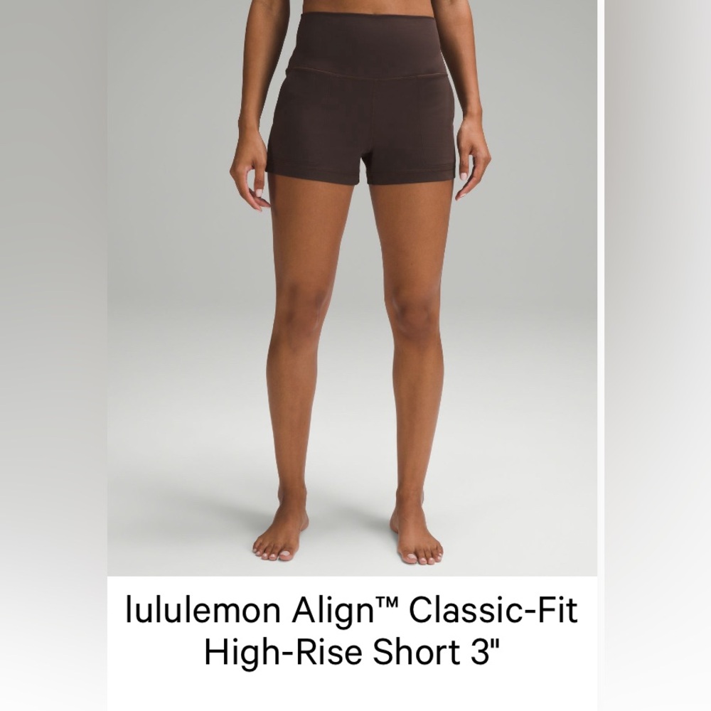 Lululemon Align Classic-Fit HR Short 3”